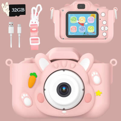 Marcherelle™ – Appareil Photo Instantané Enfant Double Objectif 20MP