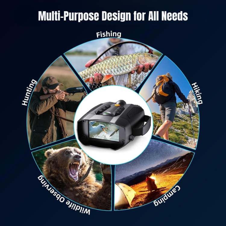 Marcherelle™ – Jumelles à Vision Nocturne Infrarouge 4K