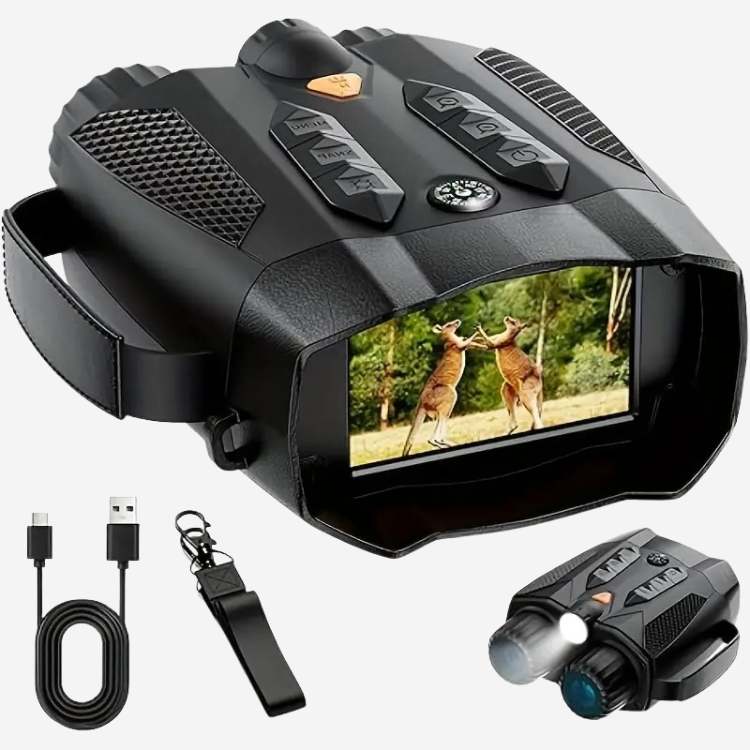 Marcherelle™ – Jumelles à Vision Nocturne Infrarouge 4K