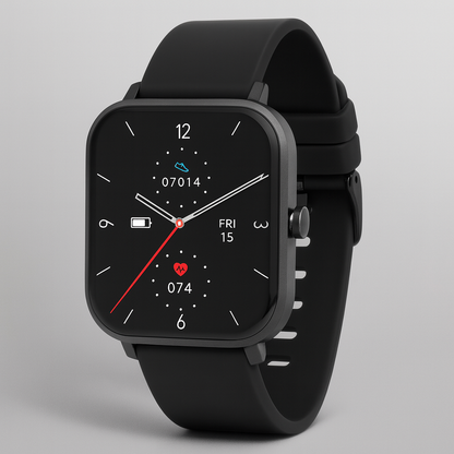 Marcherelle™ | Montre Connectée GPS AMOLED avec Suivi de Santé et Appels Bluetooth