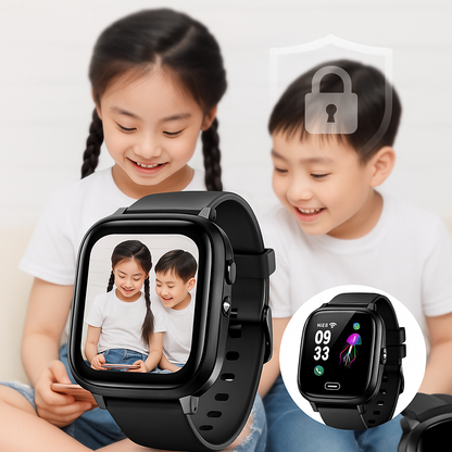 Marcherelle™ – Montre Connectée GPS pour Enfants avec Appel Vidéo