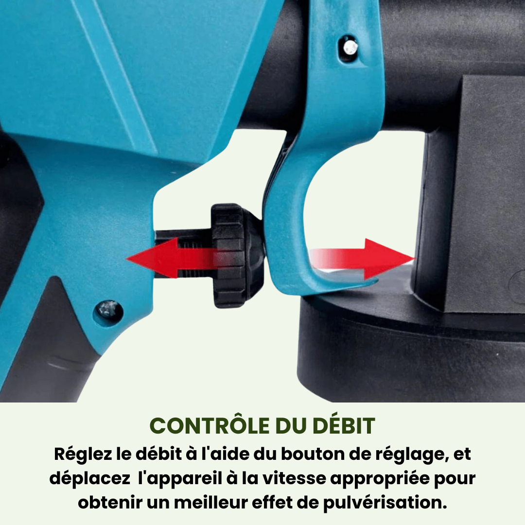 Marcherelle™ – Pistolet à Peinture Électrique Sans Fil avec Batterie Rechargeable