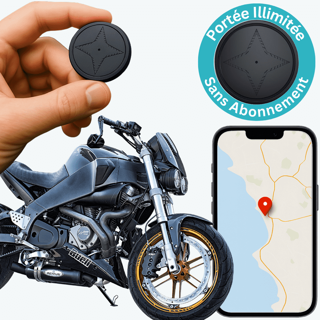 Marcherelle™ – Traceur GPS Moto Sans Abonnement Discret & Fiable
