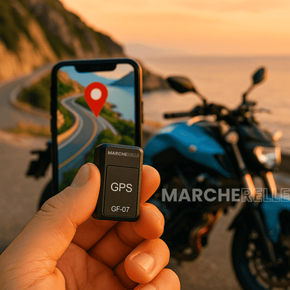Marcherelle™ – Traceur GPS Moto Sans Abonnement, Suivi Précis en Temps Réel