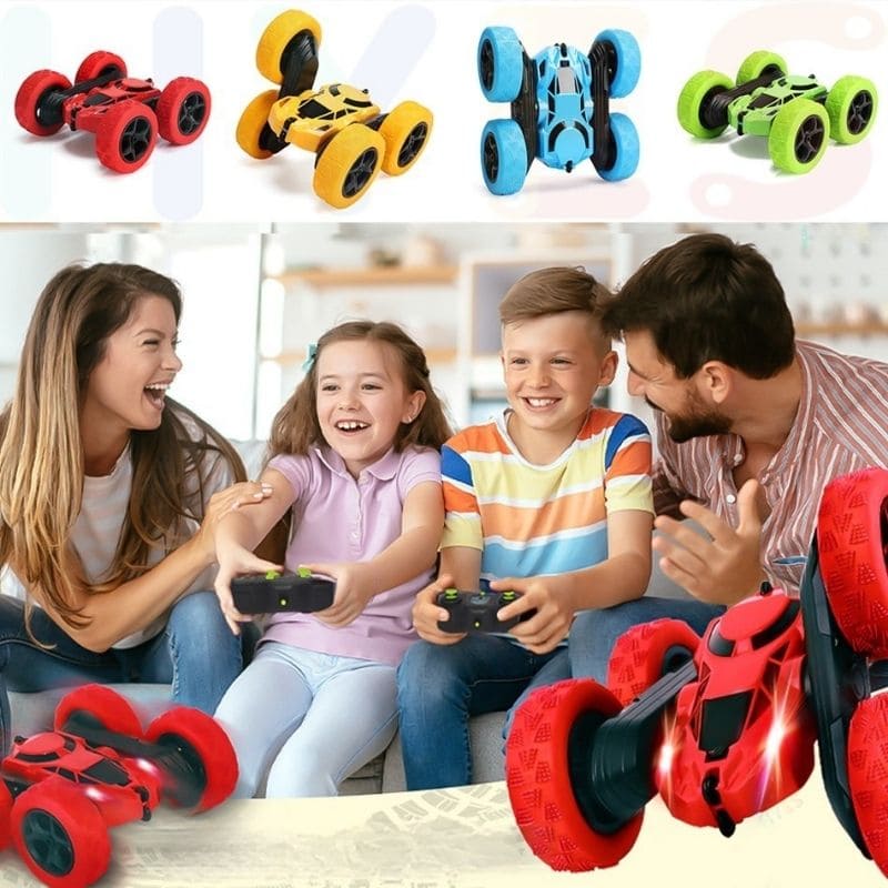 Marcherelle™ – Voiture Télécommandée Cascade 360° Drift Tout Terrain Rechargeable