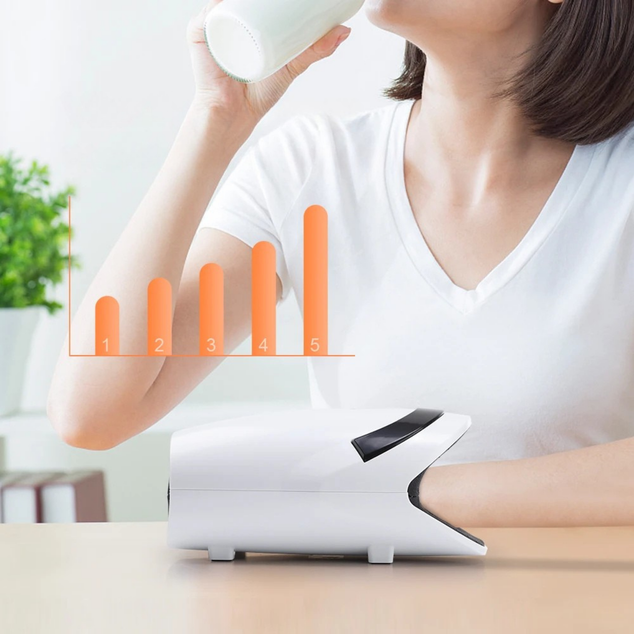 Electric Hand Massager with Heat and Relaxing Massage