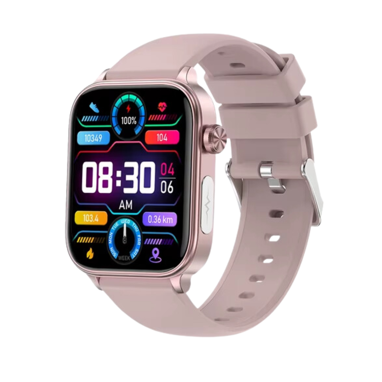 Fitness Smartwatch with ECG and Health Tracking