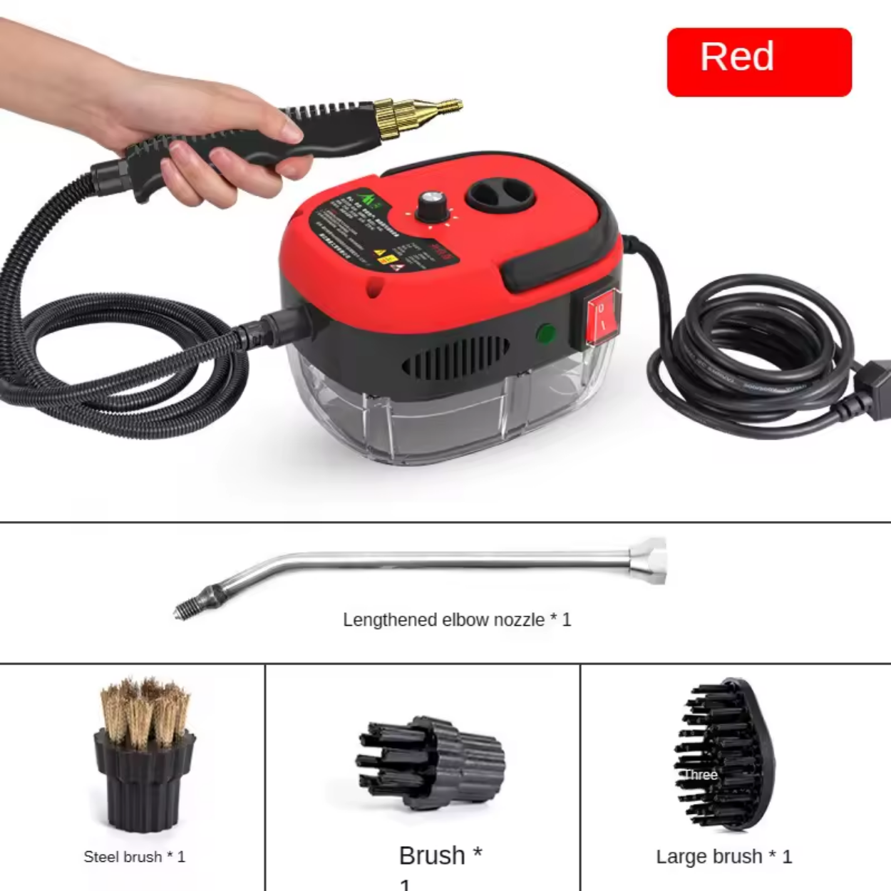 Powerful 2500W Steam Cleaner with High Pressure