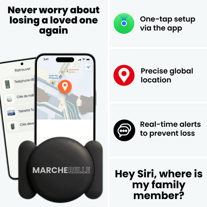Marcherelle - GPS Tracker for Children Without Subscription