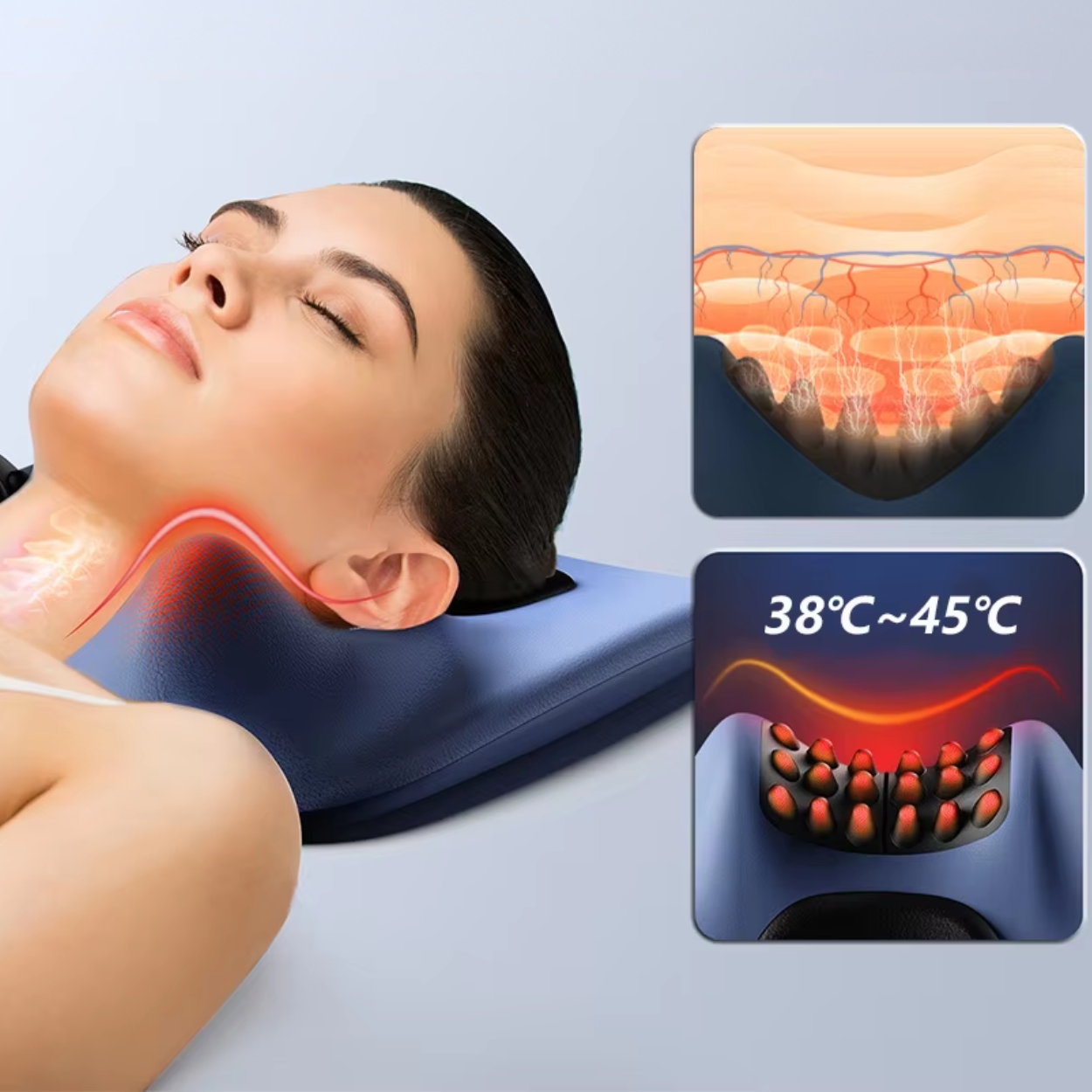 Cervical Pillow for Comfortable Sleep and Back Health