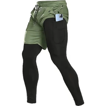 Double-Layer Waterproof and Comfortable Running Pants