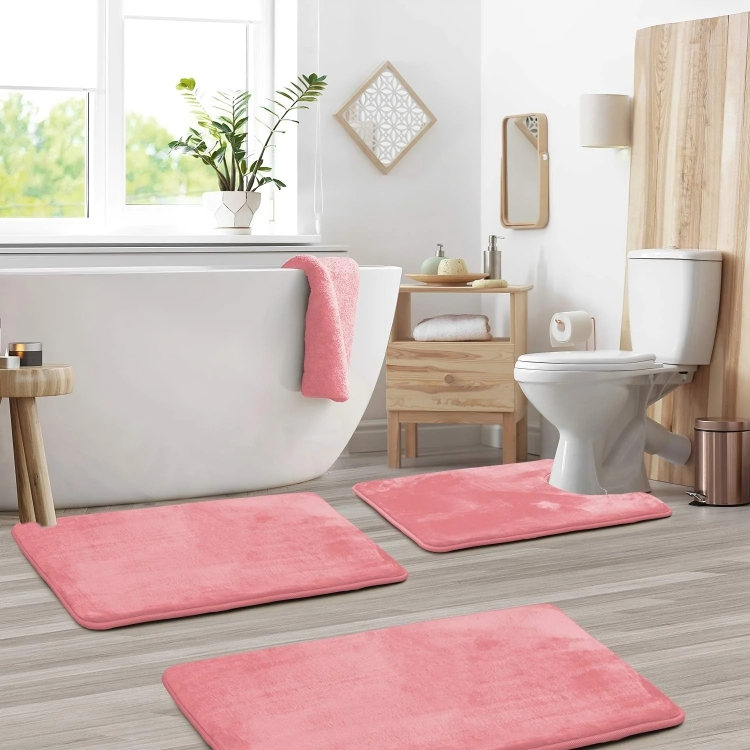 Soft and Non-Slip Memory Foam Bath Mat