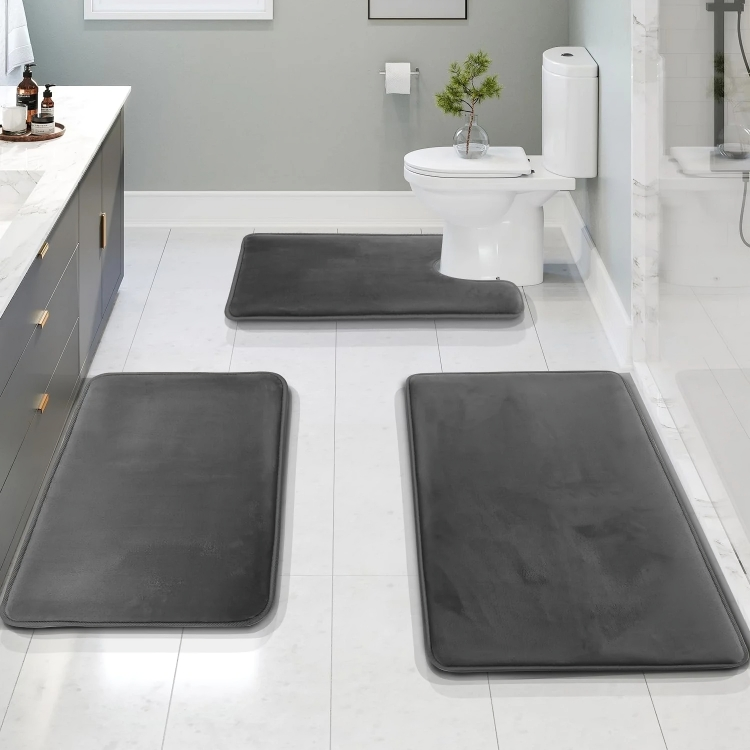 Soft and Non-Slip Memory Foam Bath Mat
