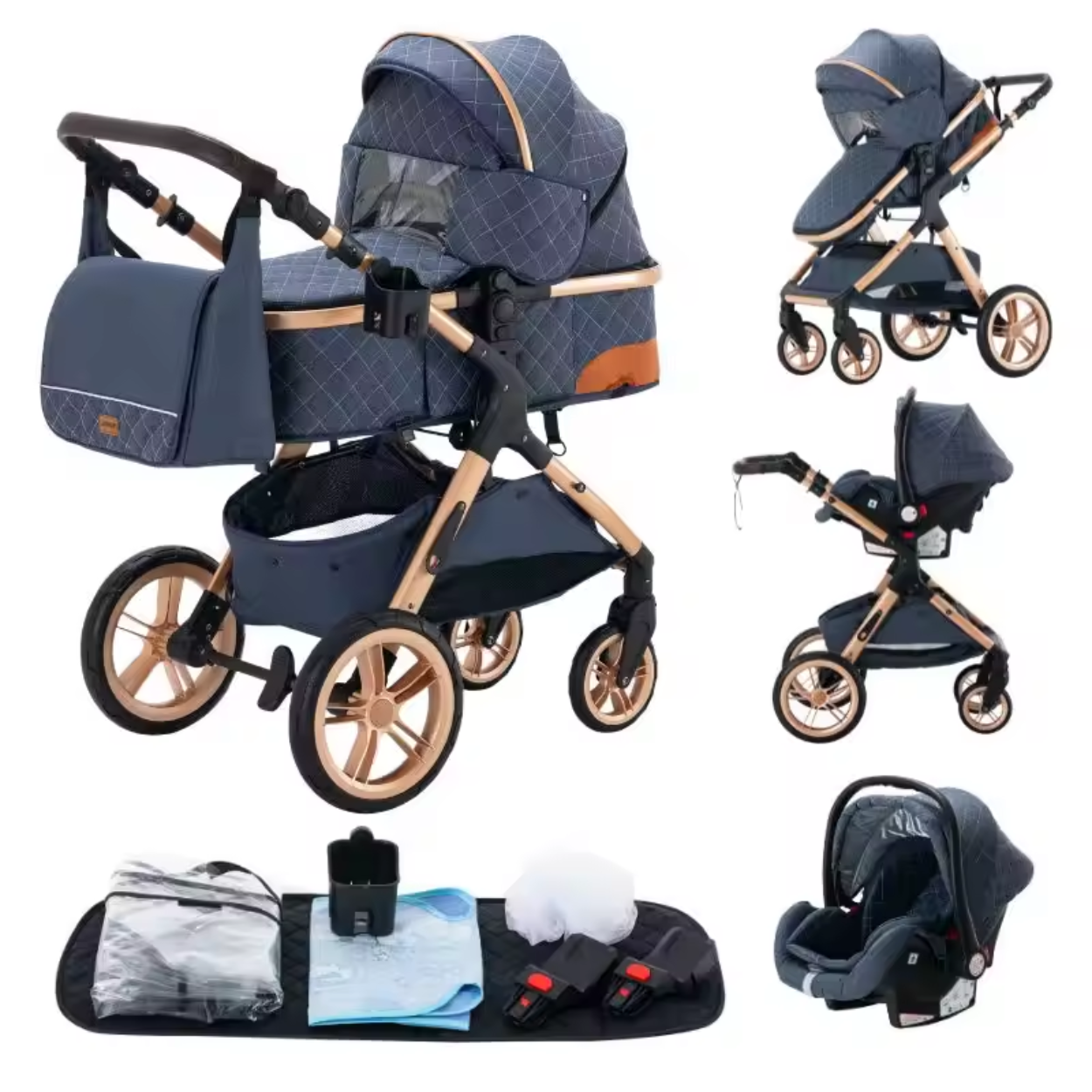 Comfortable and Safe All-Terrain Stroller