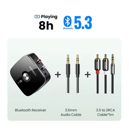 High-Speed Bluetooth Audio Receiver with USB Player