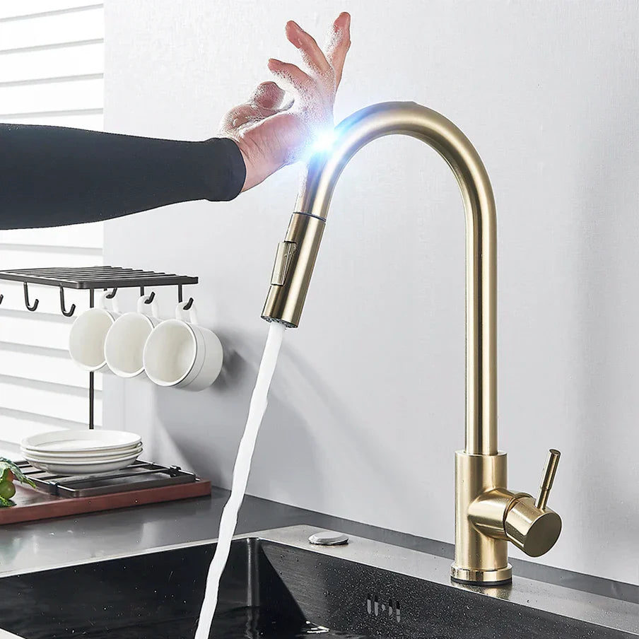 Electronic Kitchen Faucet with Automatic Sensor