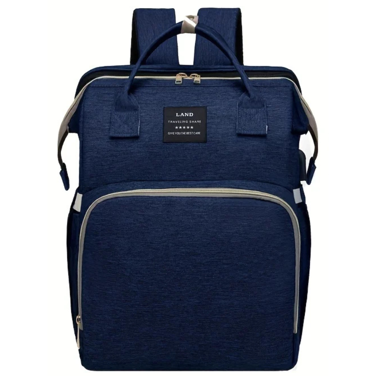 Convertible Diaper Bag with Travel Crib and Stroller