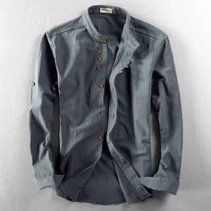Men's Japanese Shirt with Dragon Print