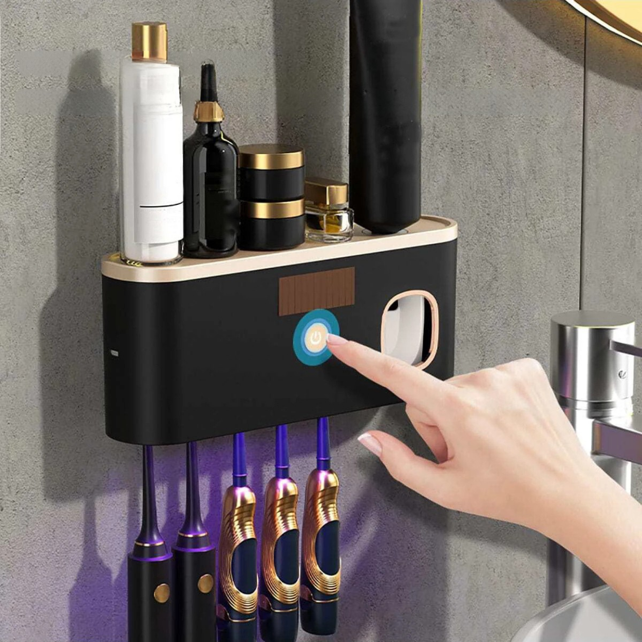 Wall-Mounted UV Sterilizer for Toothbrushes
