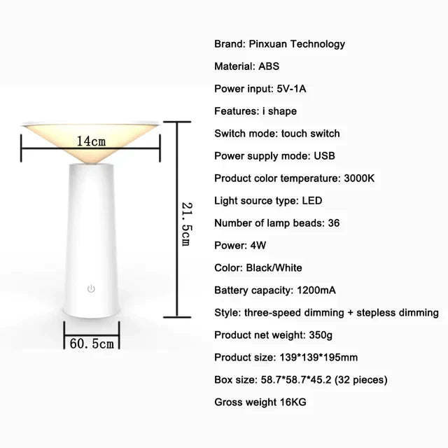 Portable LED Table Lamp