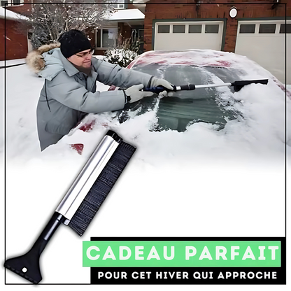 Telescopic Snow Brush with Ice Scraper