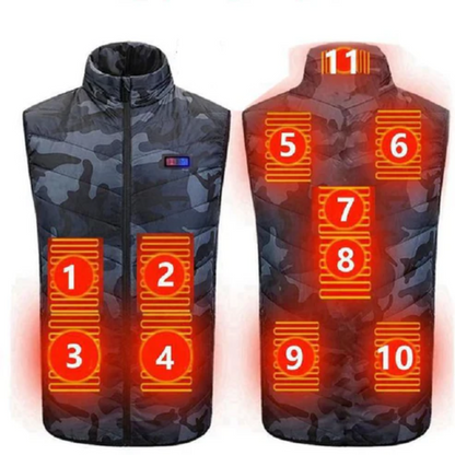 Electric Heated Jacket with 11 Heat Zones