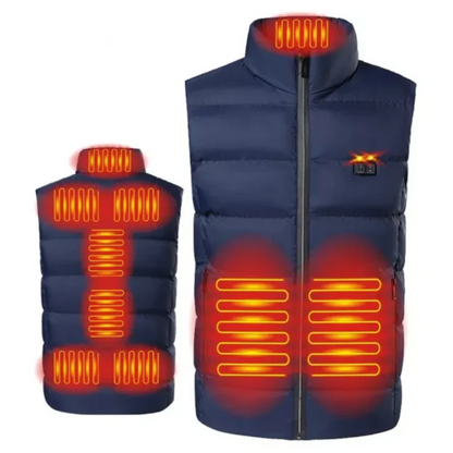 Reversible Heated Fleece Vest
