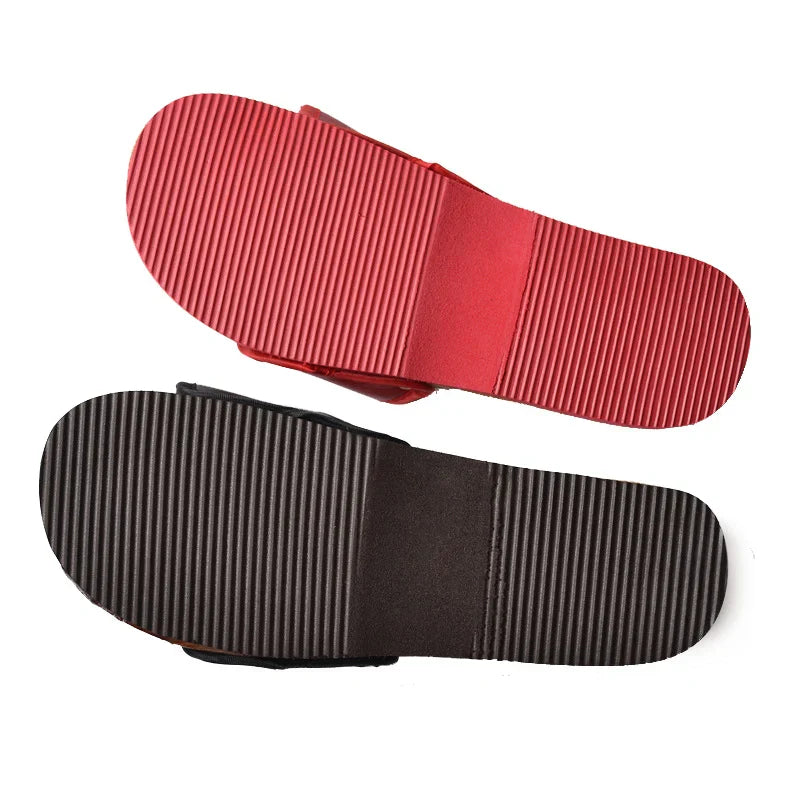 Foot Massage Sandals with River Stones