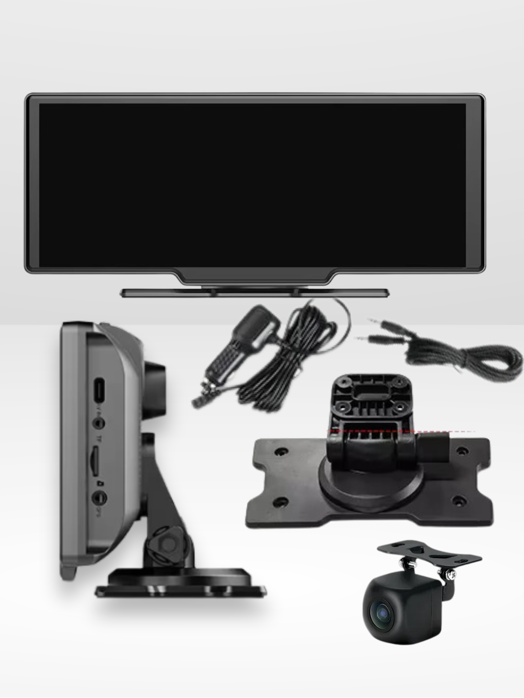 CarPlay Navigation Screen with Built-in Rear Camera