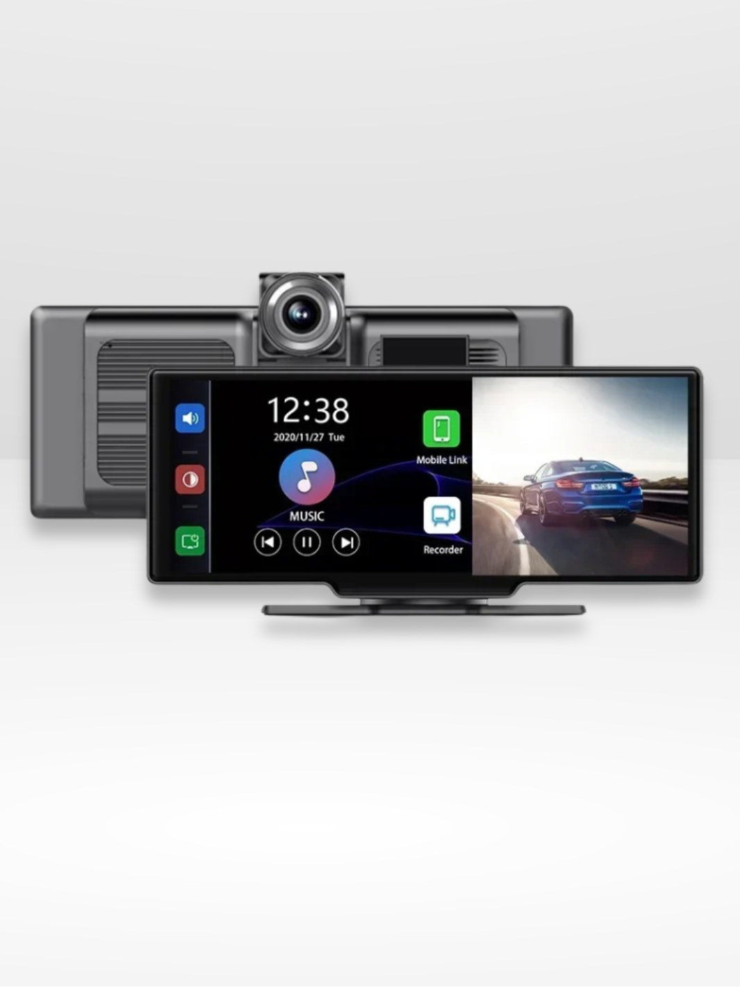 CarPlay Navigation Screen with Built-in Rear Camera