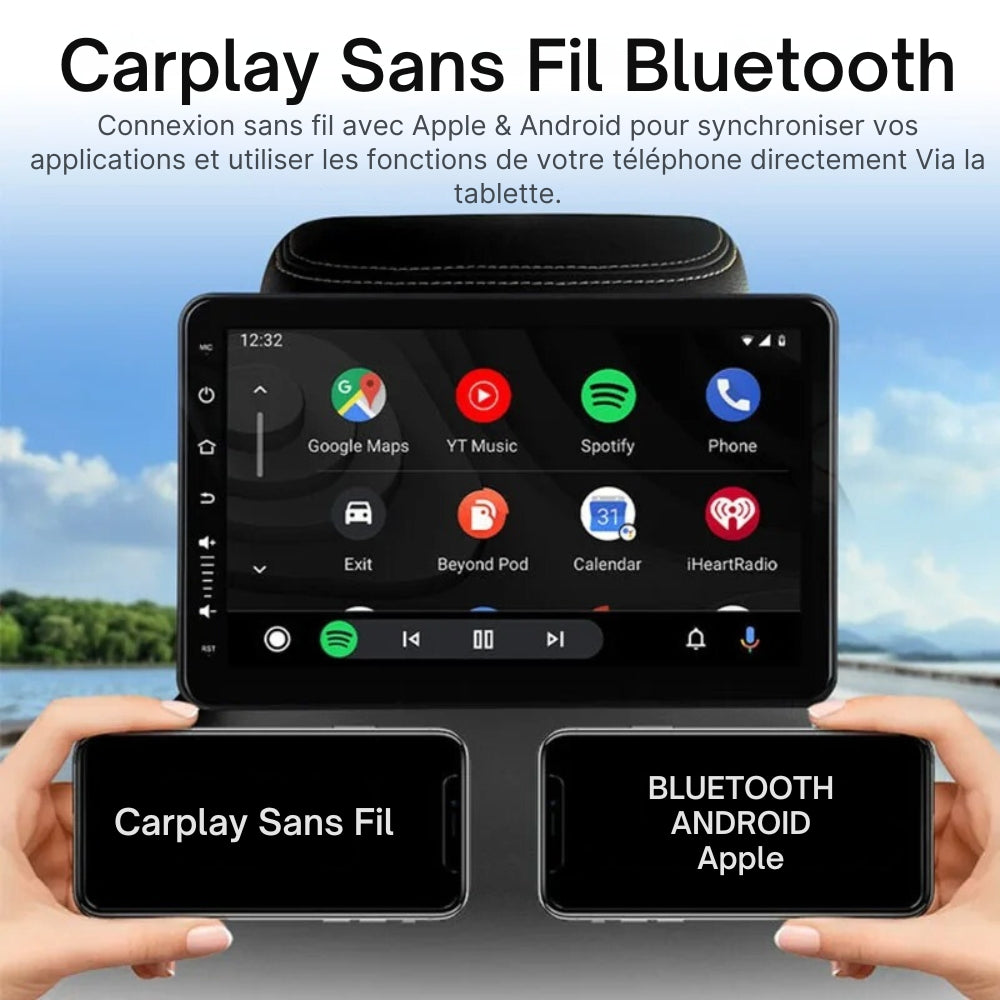 Portable Bluetooth Car Screen with Headrest