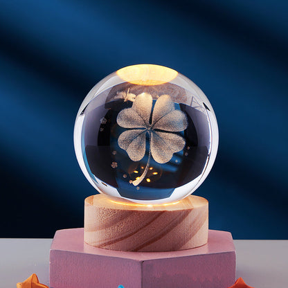 Elegant Crystal Night Lamp