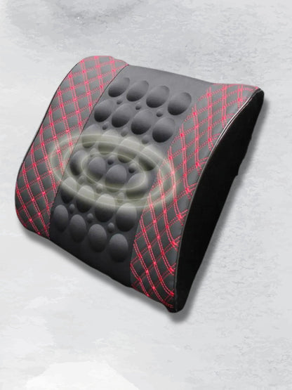Heated Car Lumbar Support Cushion with Vibration