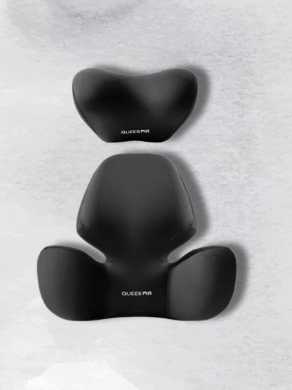 Car Lumbar Support Cushion with Adjustable Headrest