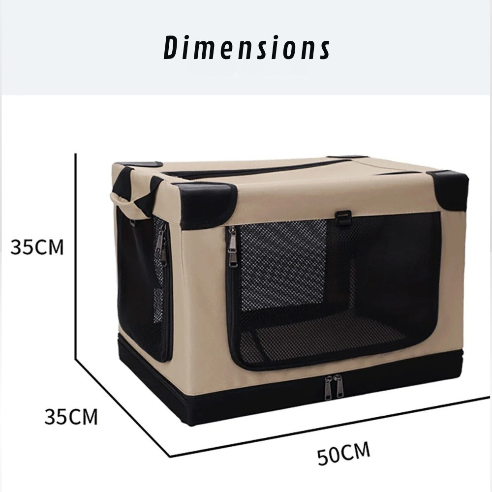 Safe and Comfortable Dog Car Transport Crate