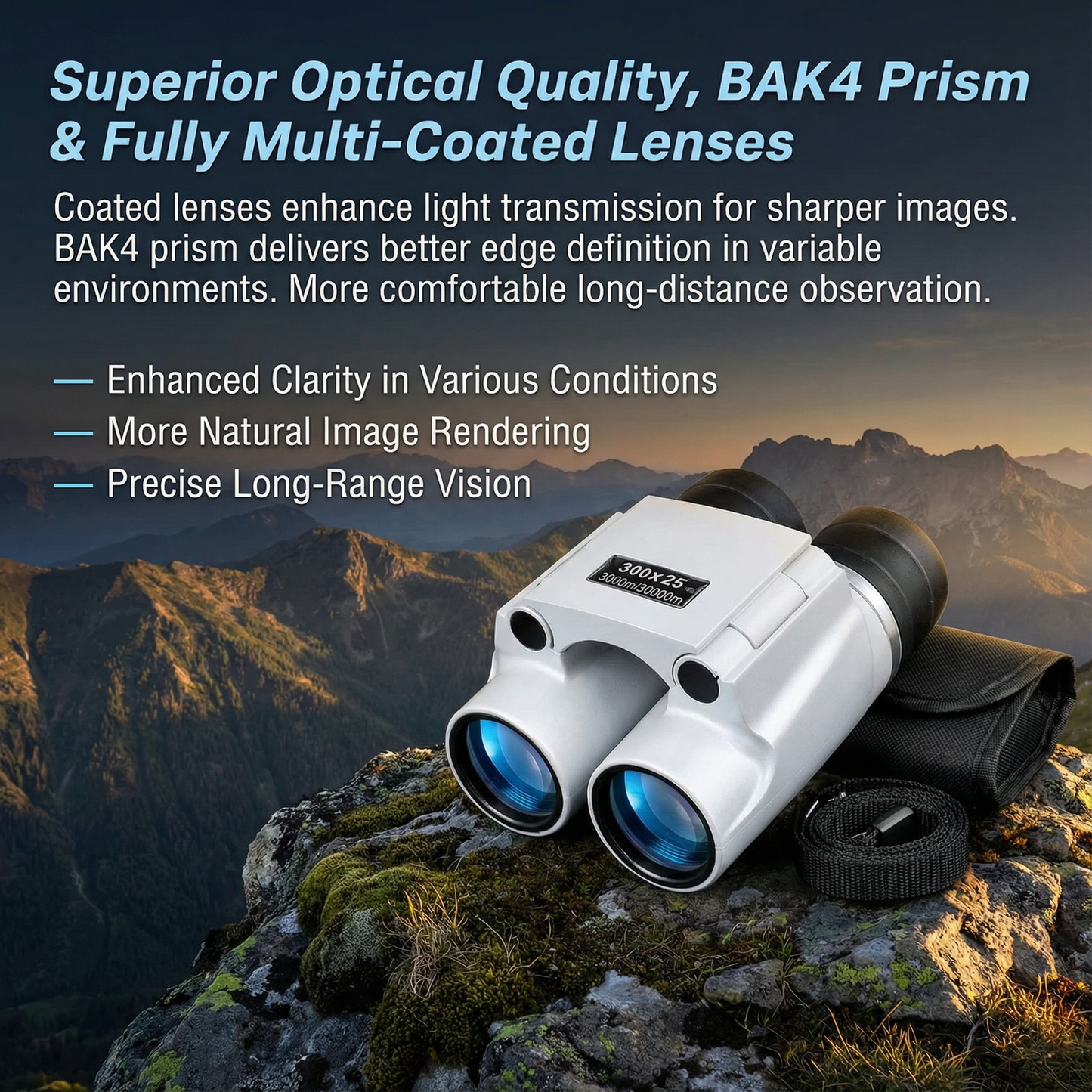Marcherelle™ – Waterproof High-Definition Binoculars for Long-Distance Viewing