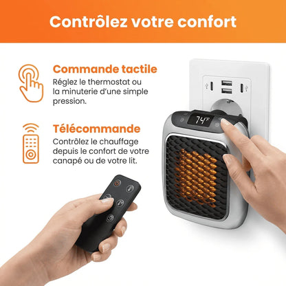 Marcherelle™ – Portable Electric Heater 800W Low Consumption