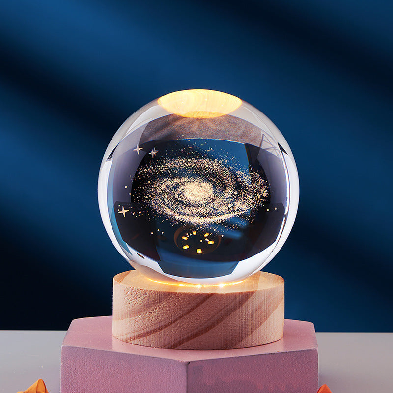 Elegant Crystal Night Lamp