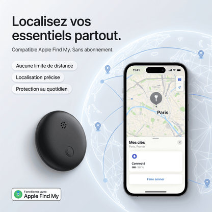 Marcherelle – Traceur GPS Sans Abonnement | Compatible Android & iOS