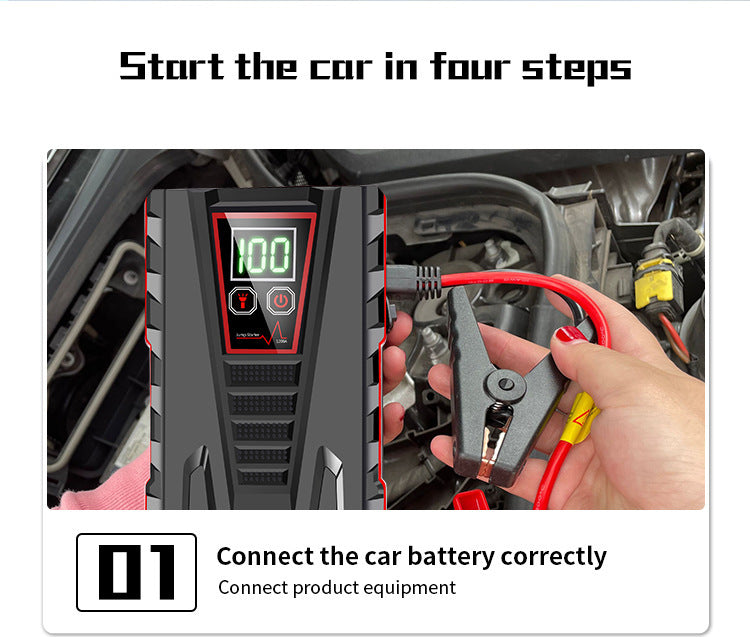 Powerful and Compact Car Jump Starter