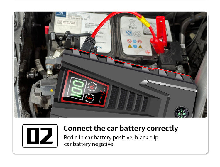 Powerful and Compact Car Jump Starter