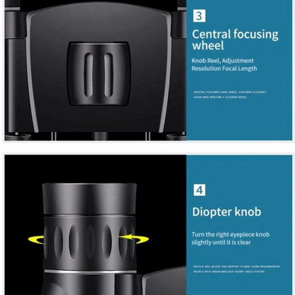 Marcherelle™ – Long-Range Binoculars 900x25 with High-Clarity Bak4 Optics