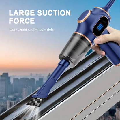 Marcherelle™ – Cordless Car Vacuum Cleaner Cyclonic Suction