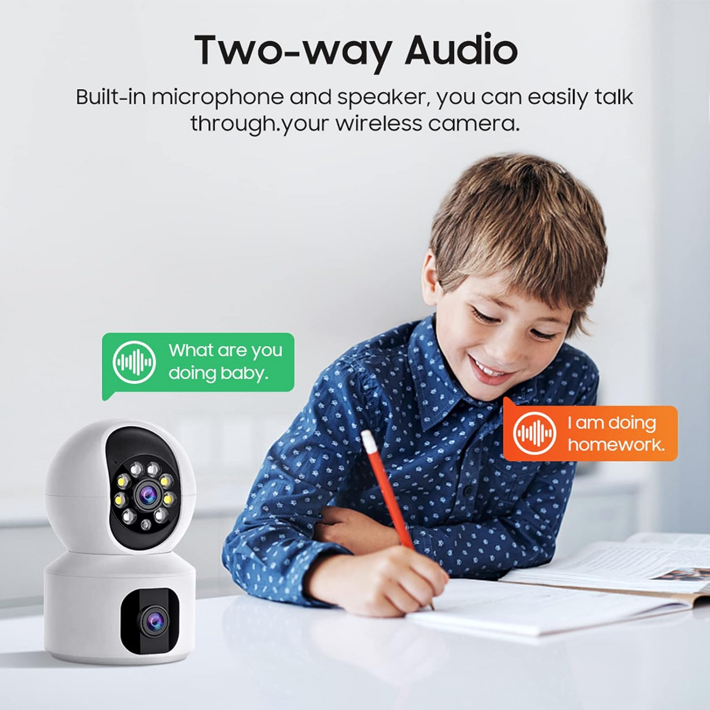 Marcherelle™ – WiFi Security Camera with Dual Lens HD Vision