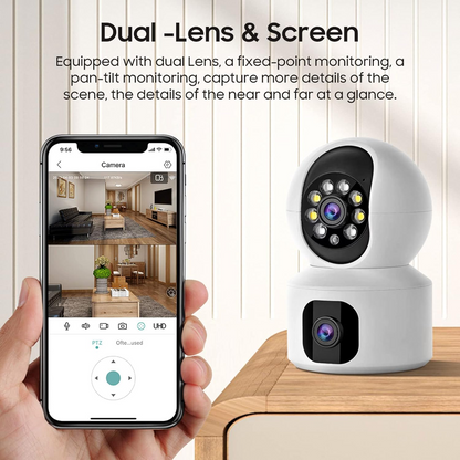 Marcherelle™ – WiFi Security Camera with Dual Lens HD Vision