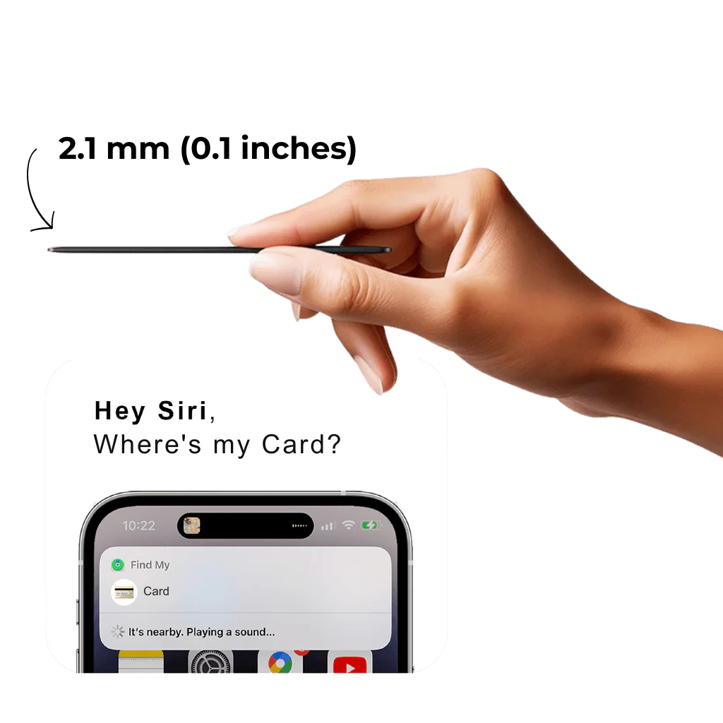 Marcherelle™ – Ultra-thin Wallet Tracking Card for Easy Location