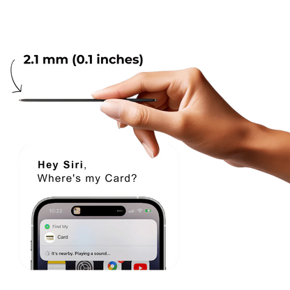 Marcherelle™ – Ultra-thin Wallet Tracking Card for Easy Location
