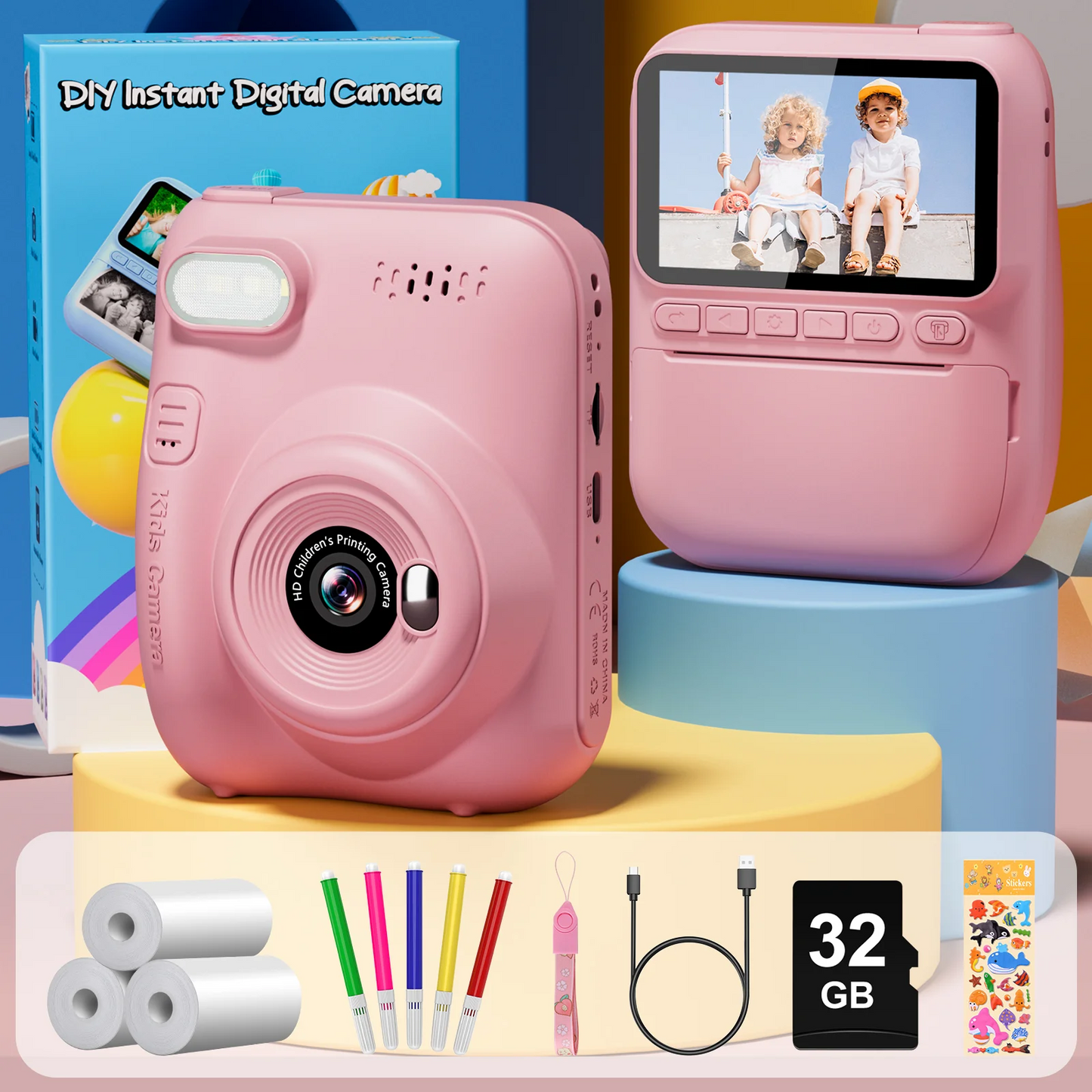Marcherelle™ – Instant Camera for Children for Playful Creativity