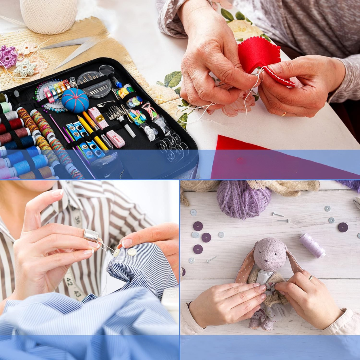 Complete 226-Piece Student Sewing Kit