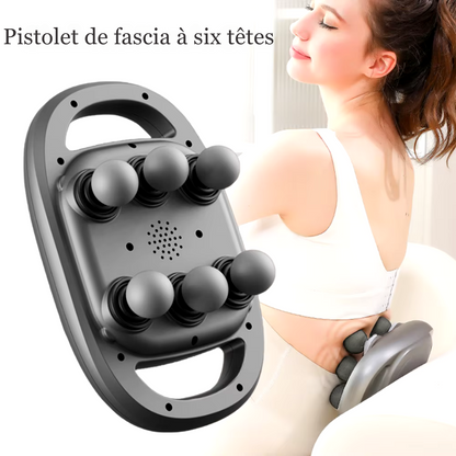 Electric Massager with 6 Interchangeable Heads